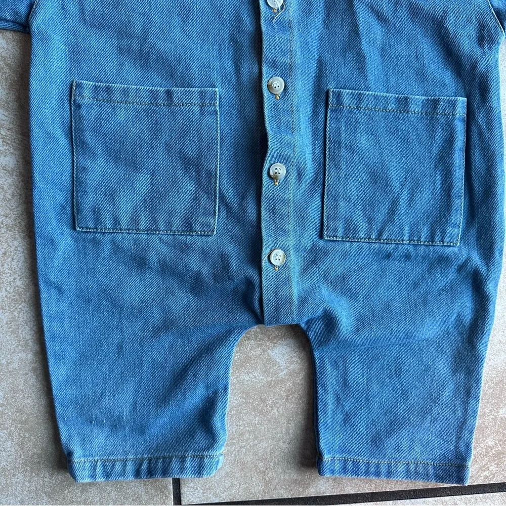 Blue Denim Kids Bodysuit